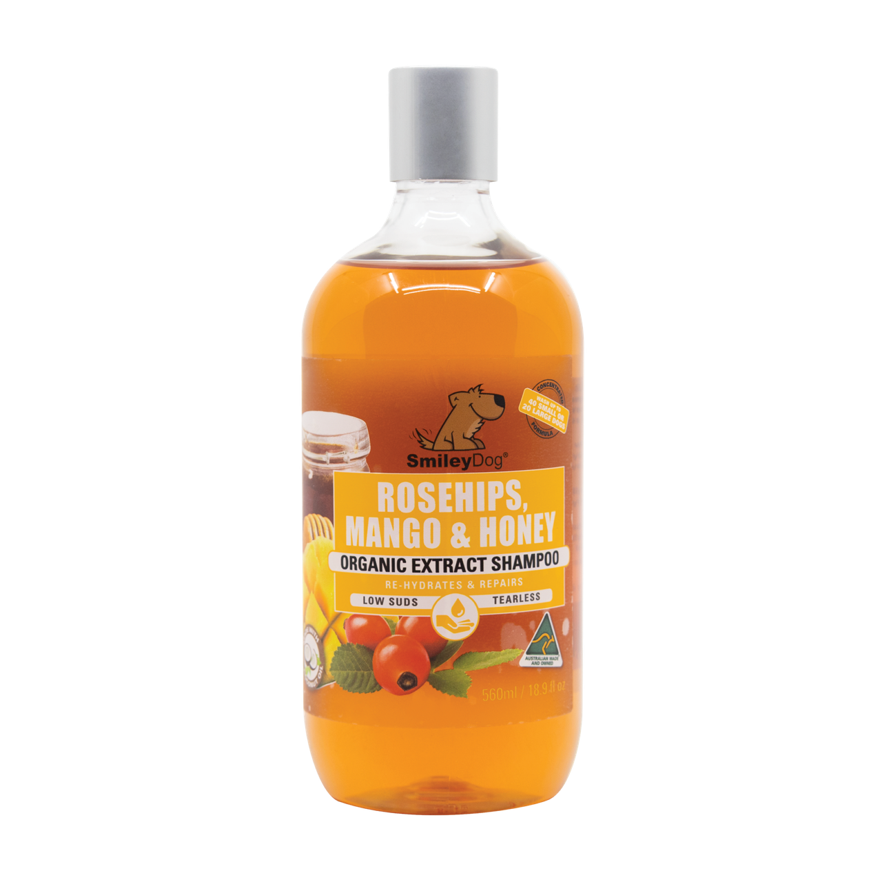 Smiley Dog Rosehips Mango & Honey Shampoo 5L