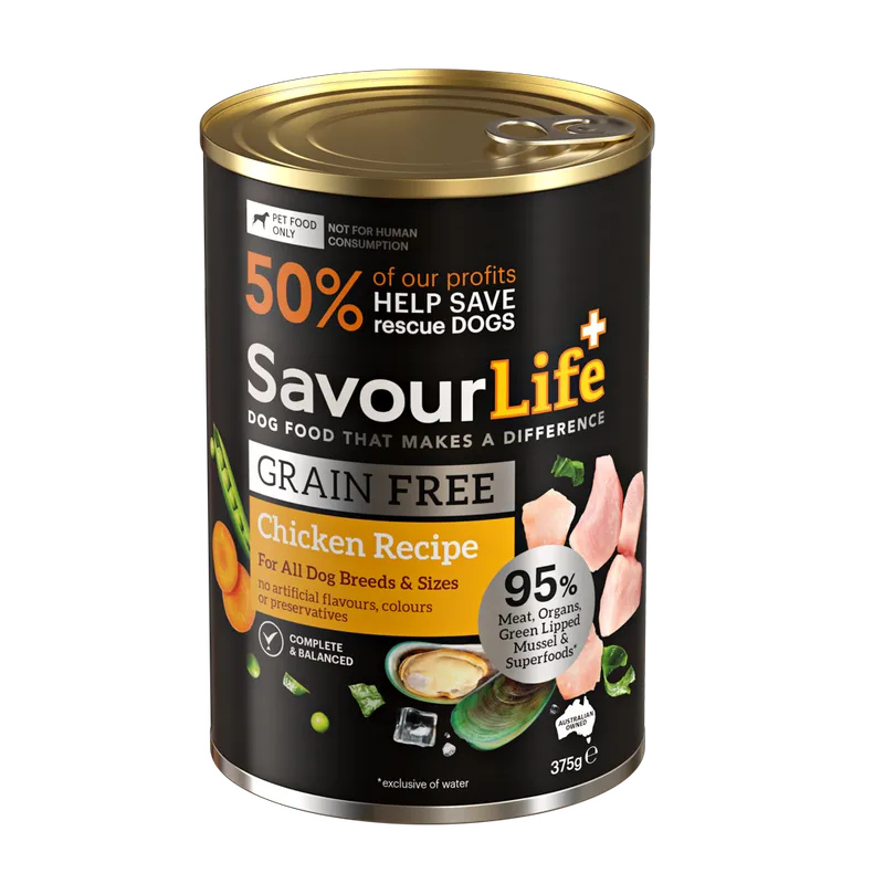 Savourlife Grain Free Adult Chicken 375G 12Pk