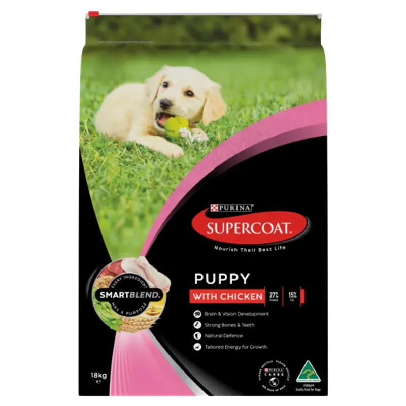 Supercoat Puppy Chicken 18Kg