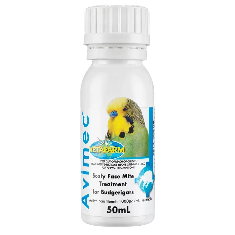 Vetafarm Avimec Scaly Face Mite Treatment 50ml