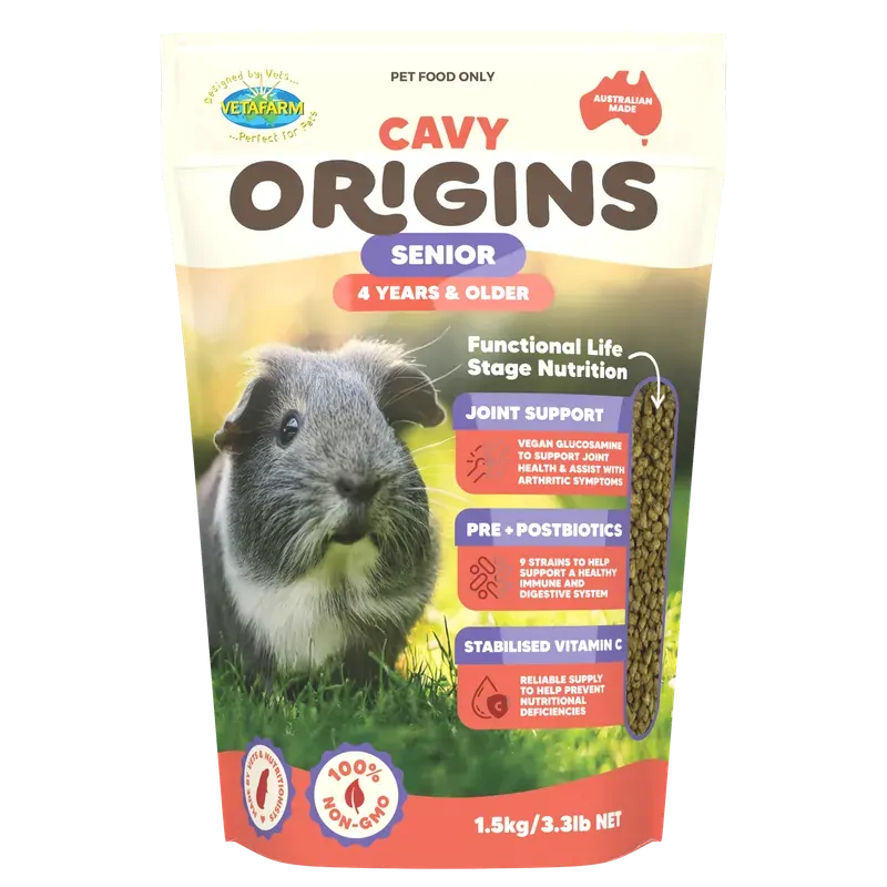 Vetafarm Cavy Origins Senior 1.5Kg