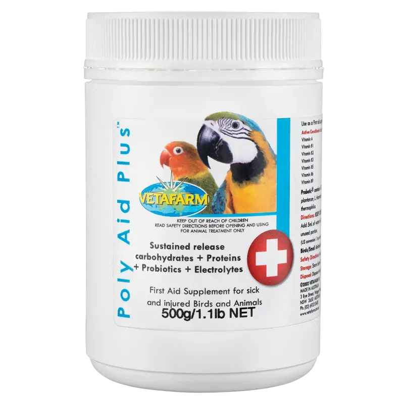 Vetafarm Poly-Aid Plus 500G *Spec Ord*