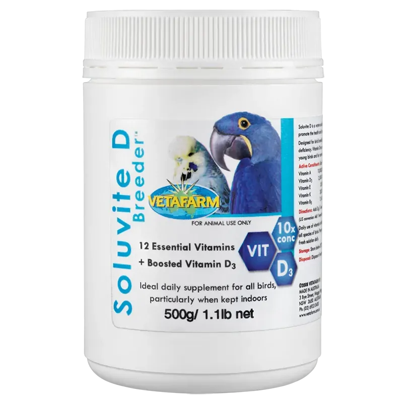 Vetafarm Soluvite D Breeder 500g