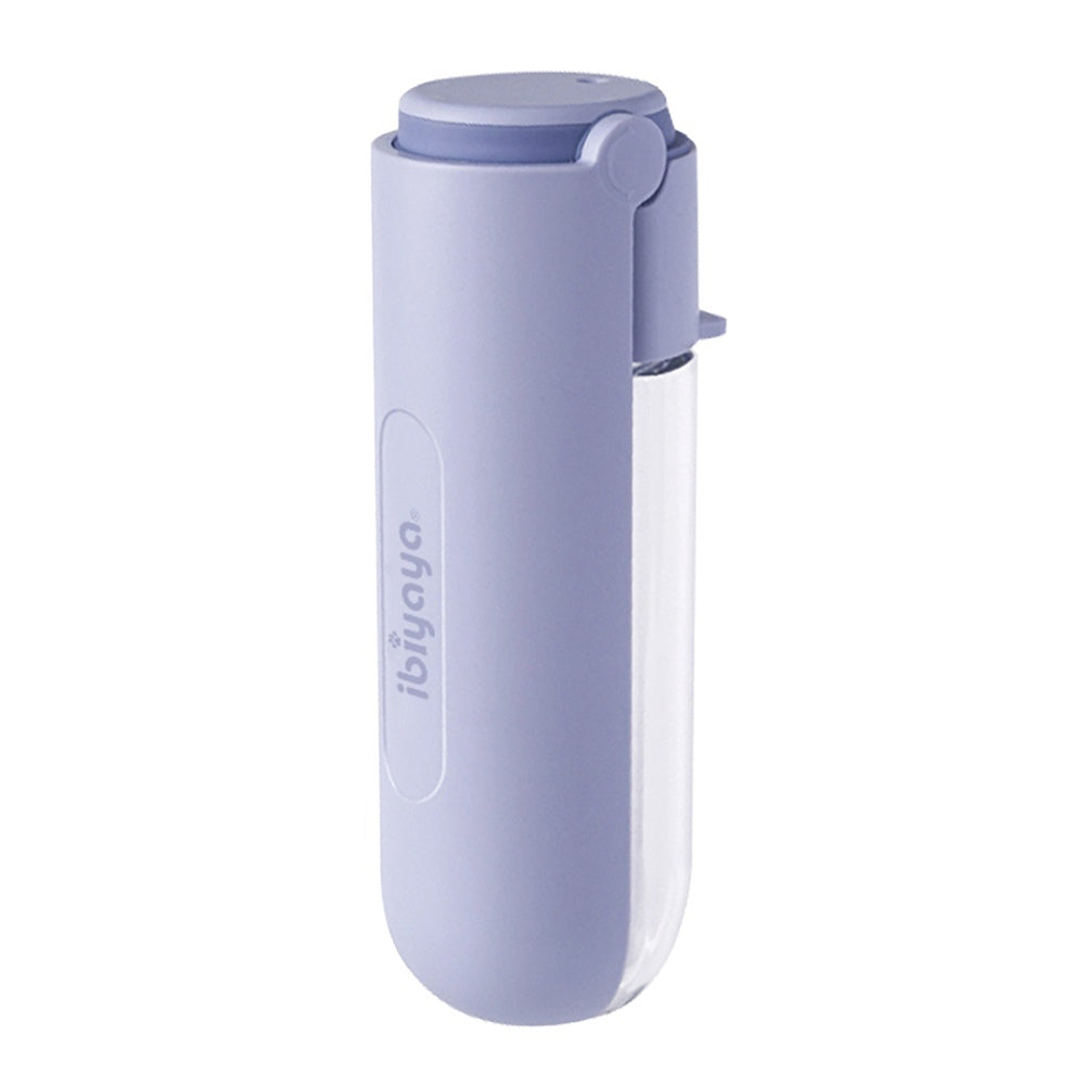 Ibiyaya PupOasis Fold & Go Dog Water Bottle - White