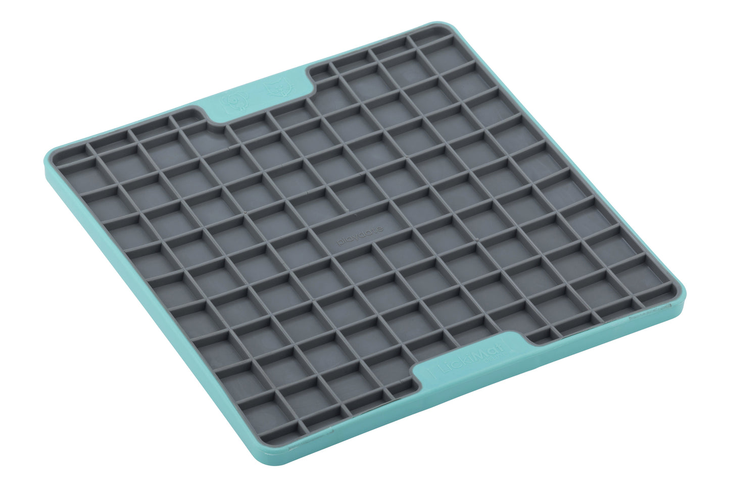 LickiMat Playdate Tuff Slow Food Bowl Anti-Anxiety Mat for Dogs - Blue