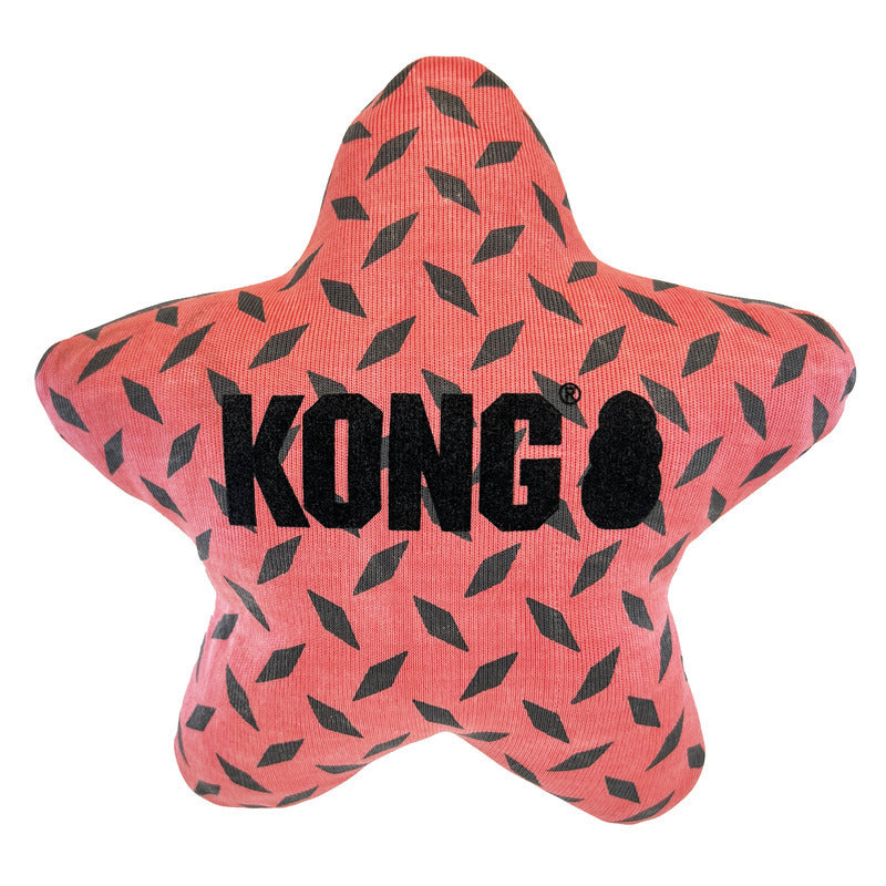 3 x KONG Maxx Star Puncture Resistant Plush Dogs Toy - Small/Med