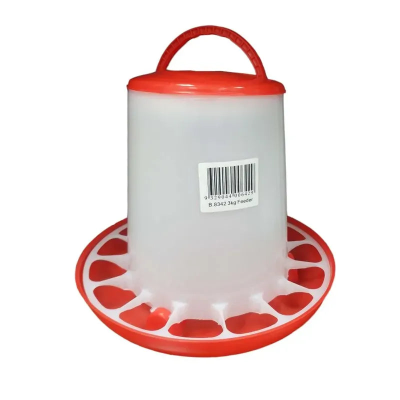Ipetz Plastic Poultry Feeder 3Kg