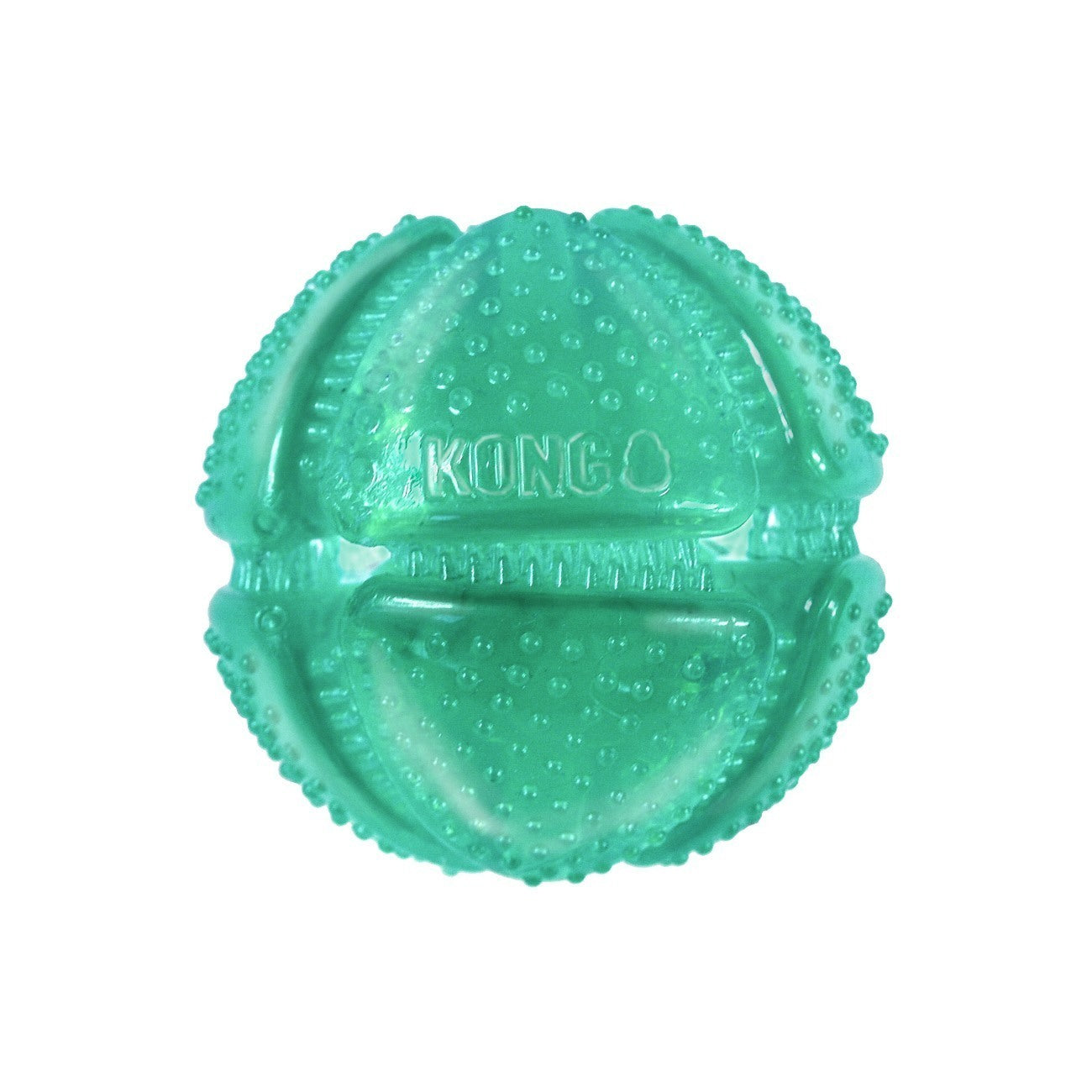 3 x KONG Squeezz Dental Ball Rubber Dog Toy