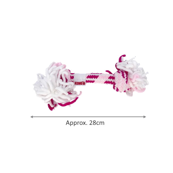 3 x KONG Rope Stick Fetch & Tug Dog Toy for Puppies - Assorted Colours