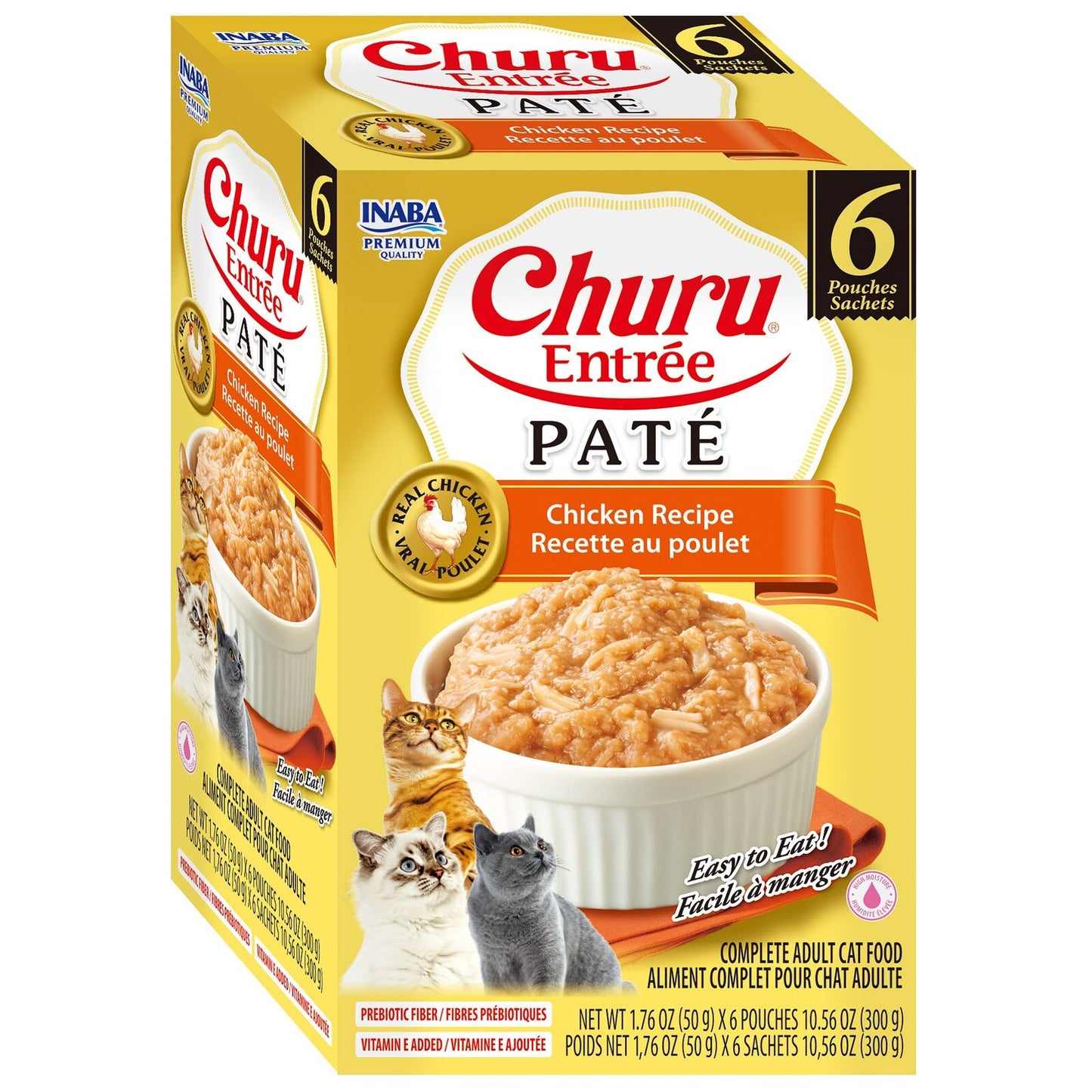 Inaba Cat Churu Entree Pate Chicken 6X50G