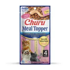 Inaba Cat Churu Meal Topper Tuna Salmon 56G 6Pk(Om6)