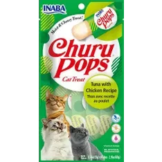 Inaba Cat Churu Pops Tuna With Chicken 60G 6Pk(Om6)