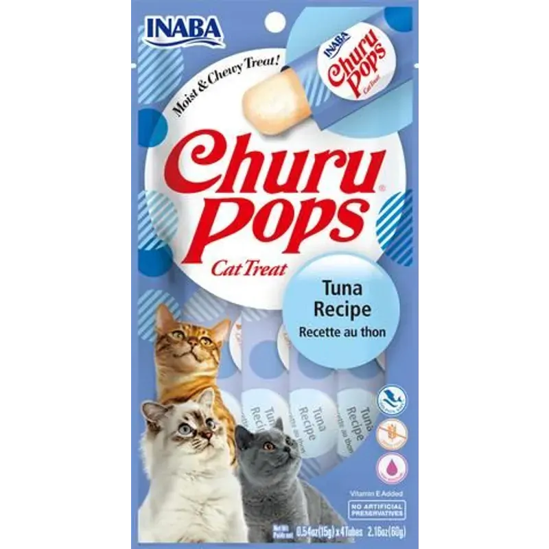 Inaba Churu Pops Tuna Cat Treats 60g x 6 Pack