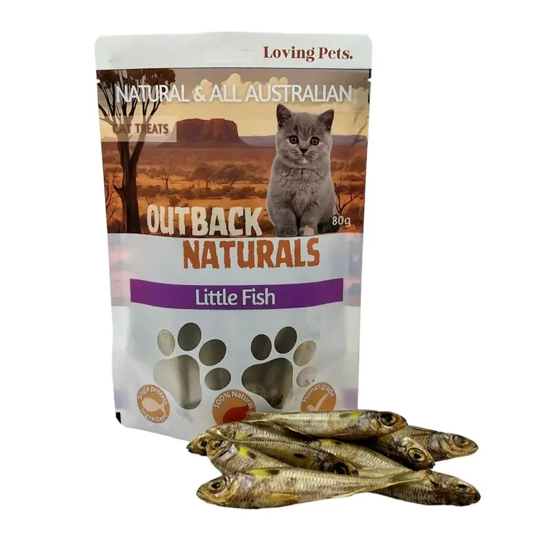 Loving Pets Little Fish Cat Treats 80g