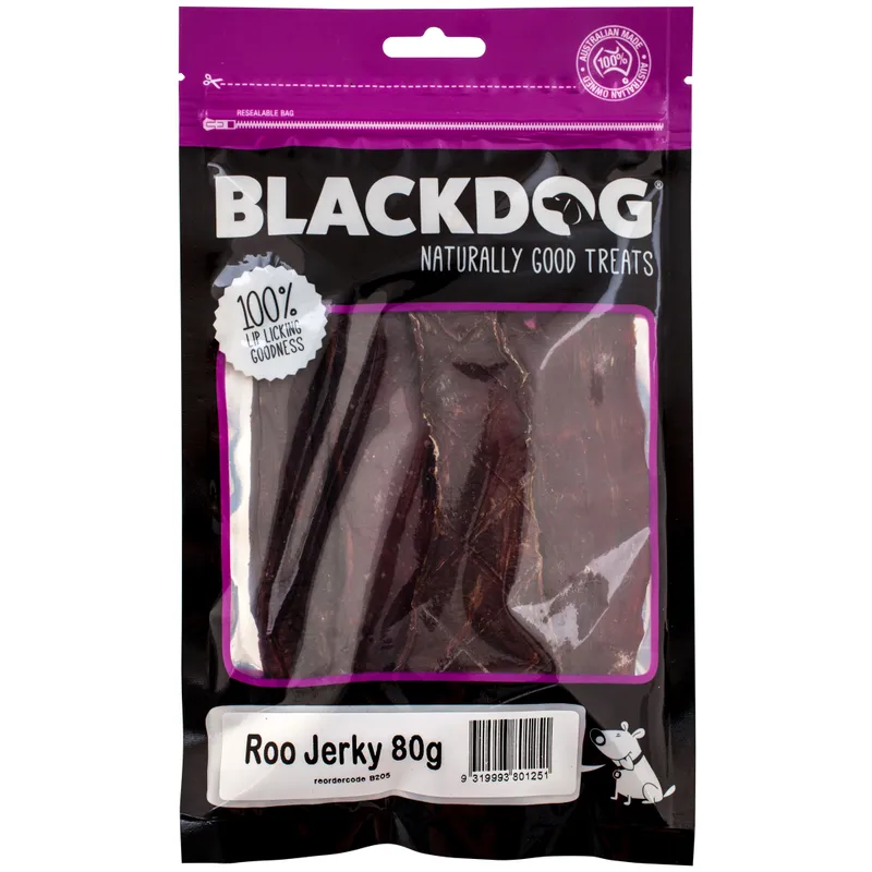 Black Dog Roo Jerky 80G