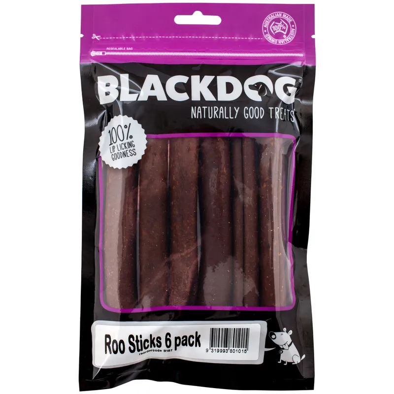 Black Dog Roo Sticks 6 Pack