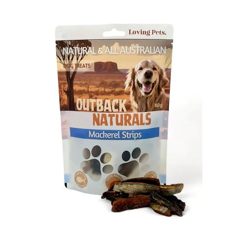 Loving Pets Mackerel Strips 80G