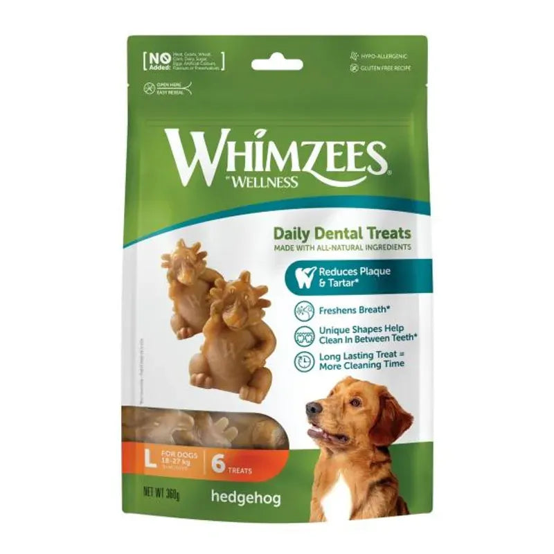 Whimzees Hedgehog L Value Bag (6 Pack)