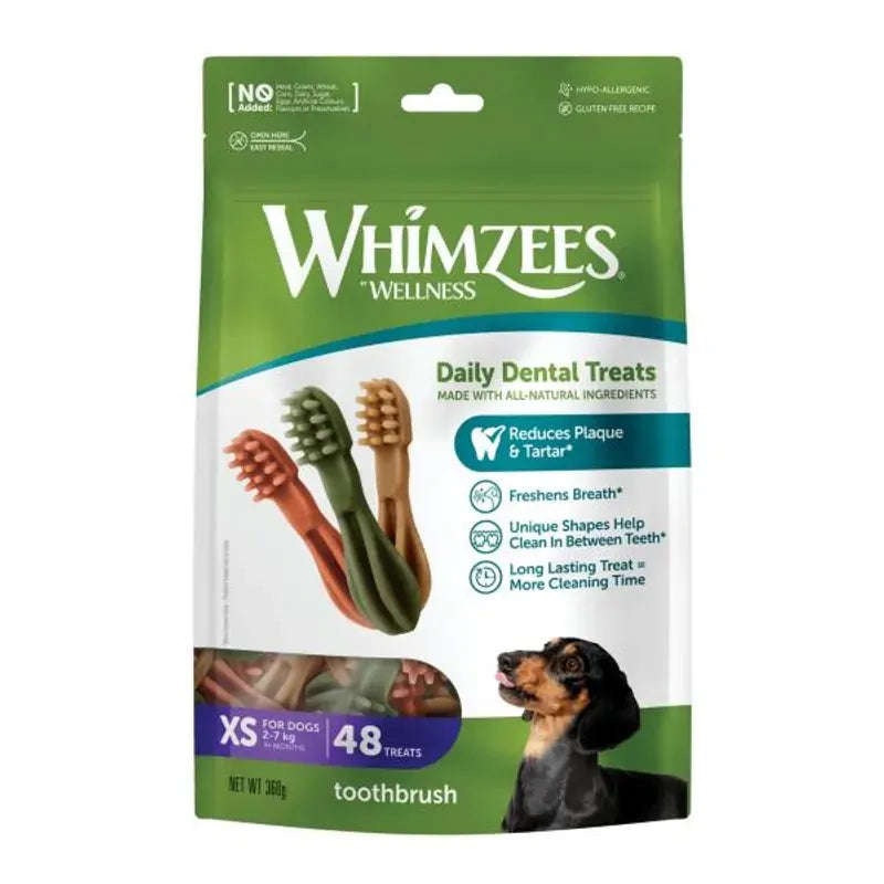 Whimzees Toothbrush Star Xs Value Bag (48 Pack)
