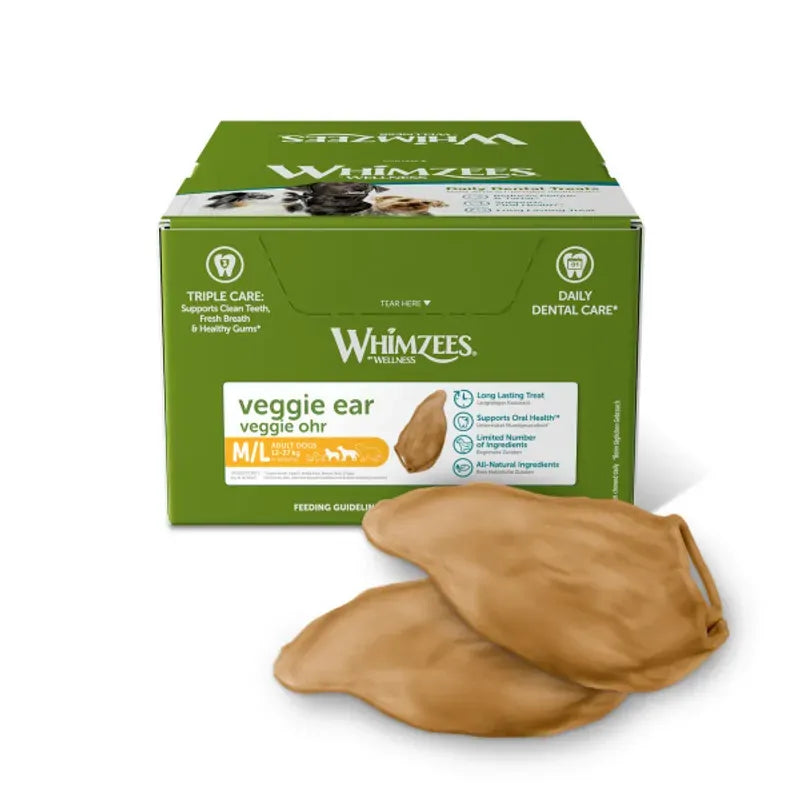 Whimzees Veggie Ear Bulk Box (18 Box)