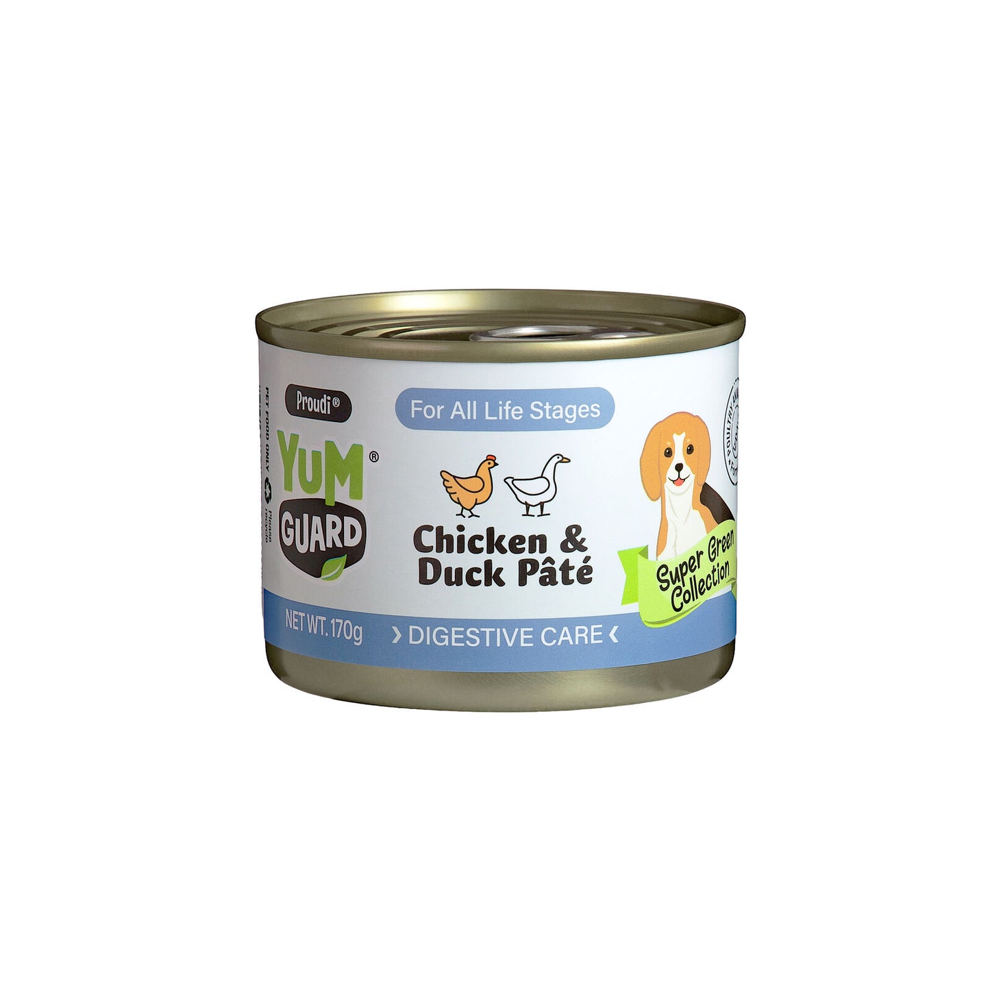 YUMGUARD DIGESTIVE CARE CHCKN & DUCK PATE 12PK 170G (OM12)