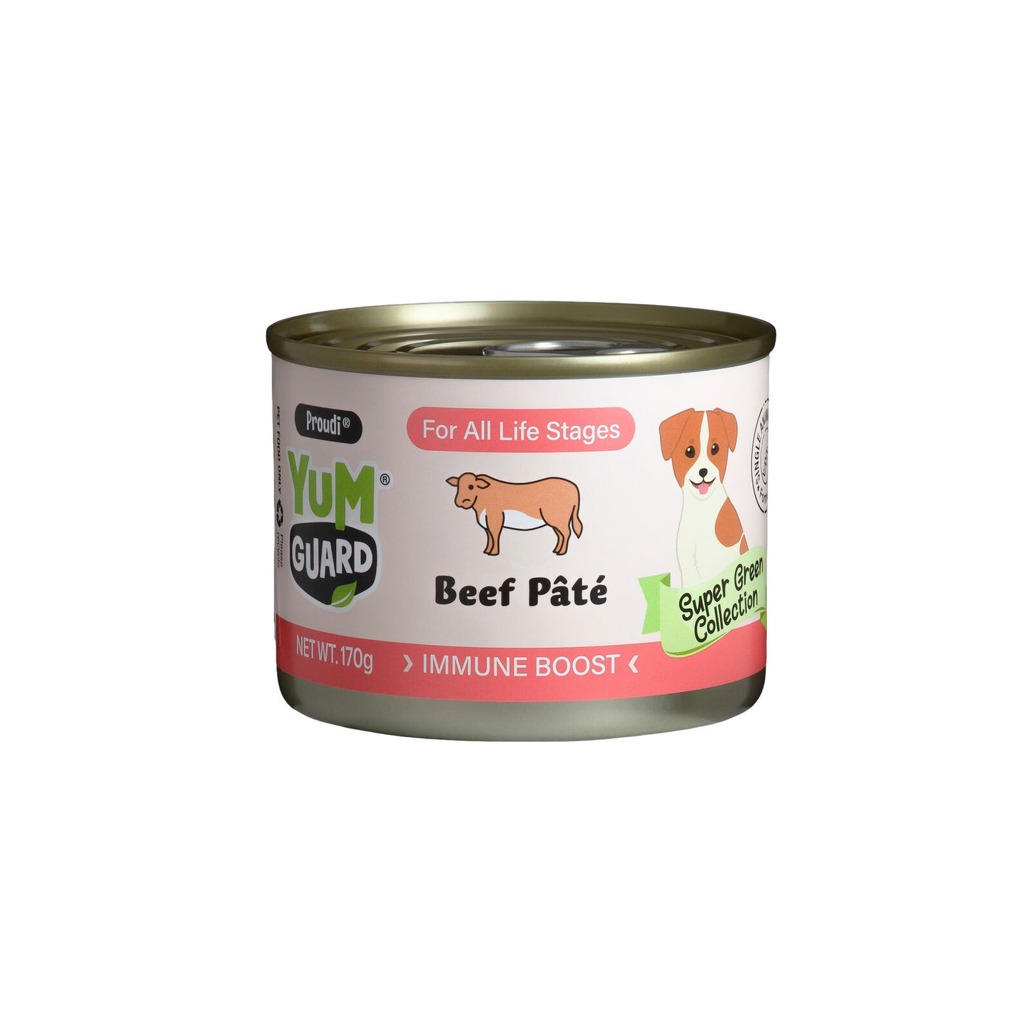 YUMGUARD IMMUNE BOOST BEEF PATE 12PK 170G (OM12)