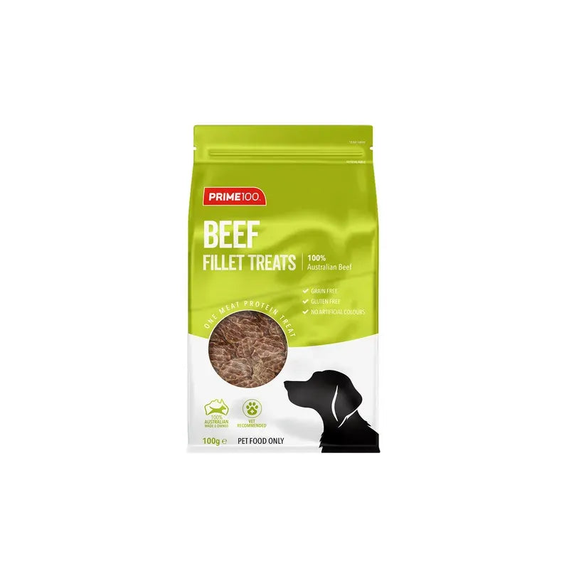 Prime100 Fillet Beef Treats 100G