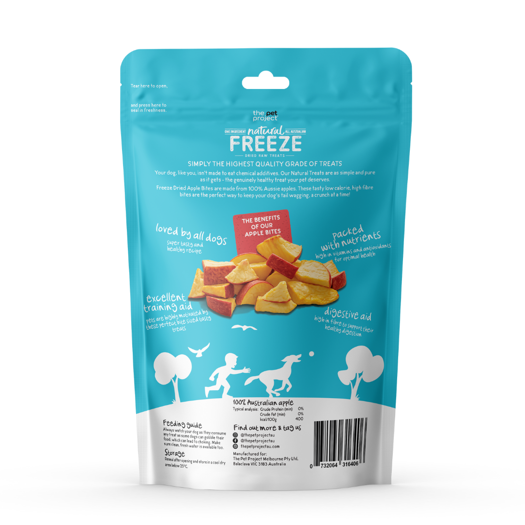 The Pet Project Apple Bites Freeze Dried 50G