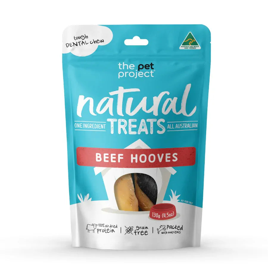 The Pet Project Beef Hooves 130G