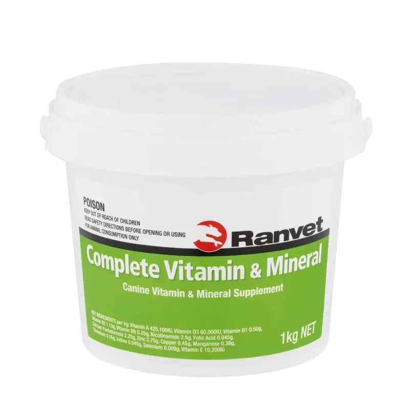 Ranvet Complete Vitamin & Mineral 1Kg *Spec Ord*