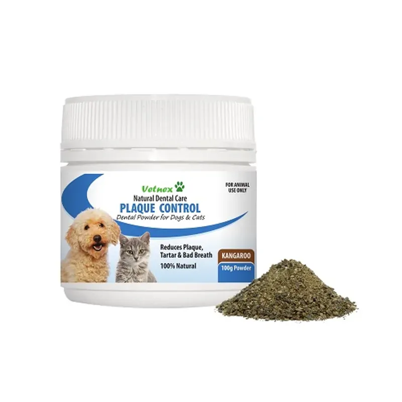 Vetnex Plaque Control Powder Kangaroo For Dog & Cat 100G