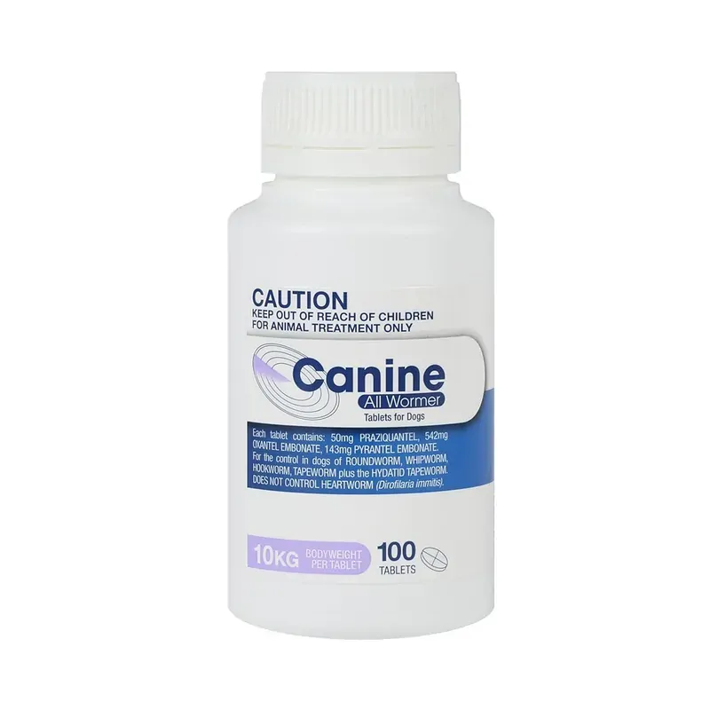 Value Plus Canine All Wormer 10Kg 100S (Purple)