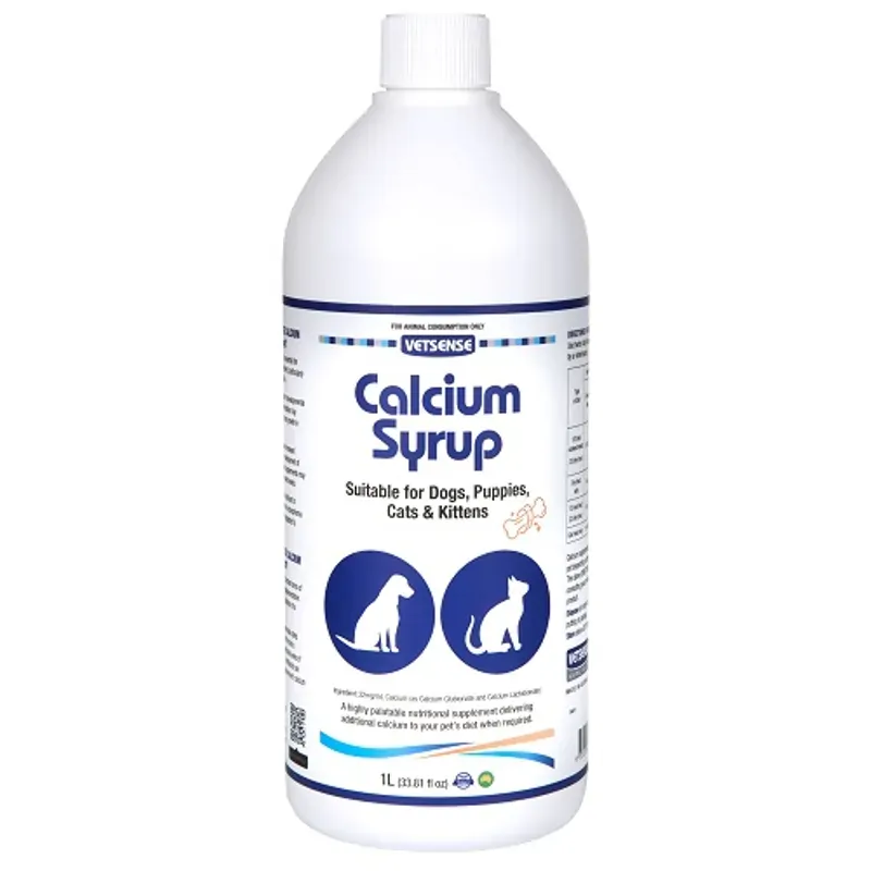 Vetsense Calcium Syrup 1L