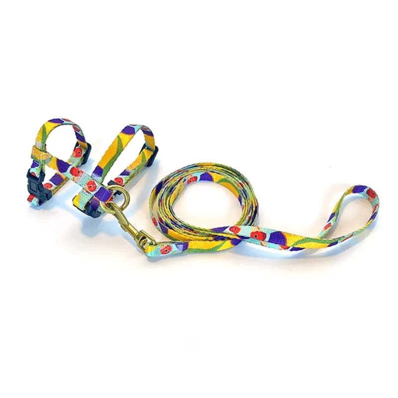Anipal Gigi The Gouldian Finch Cat Harness & Lead X Small