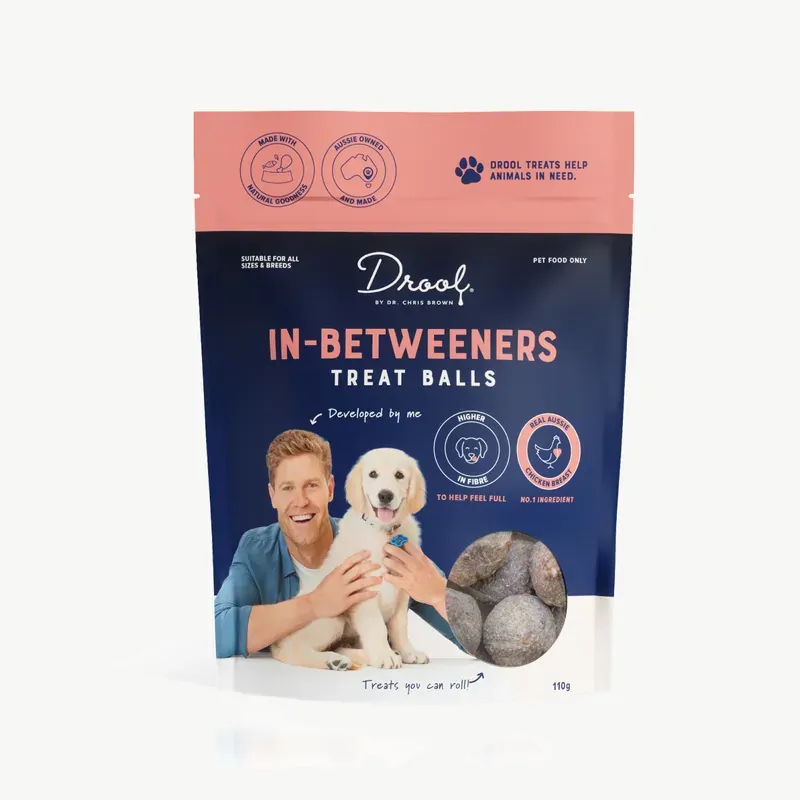 Drool Dr Chris In-Betweeners Inner Health Treats 110G