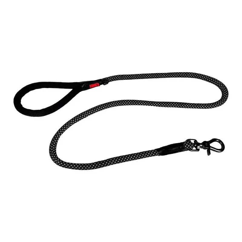 Kong Rope Leash Black Medium