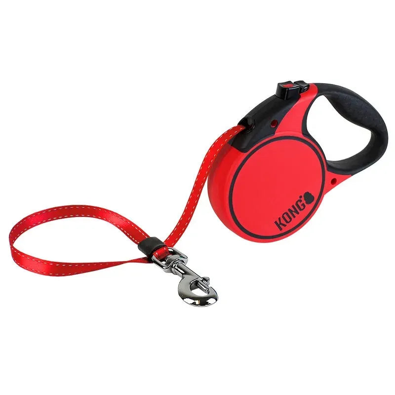 Kong Terrain Retractable Leash Red Medium