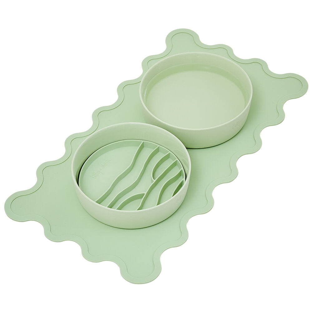 Lilly + Dash Lick Mat Insert For Cat Bowl Mint