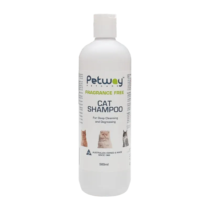 Petway Petcare Fragrance Free Cat Shampoo 500Ml