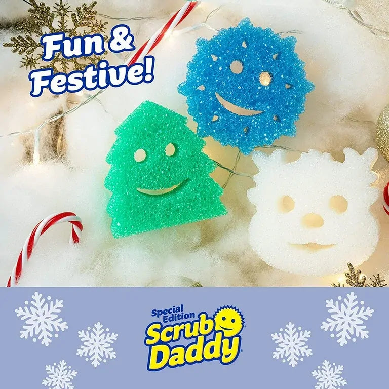 Scrub Daddy Christmas 3 Pack