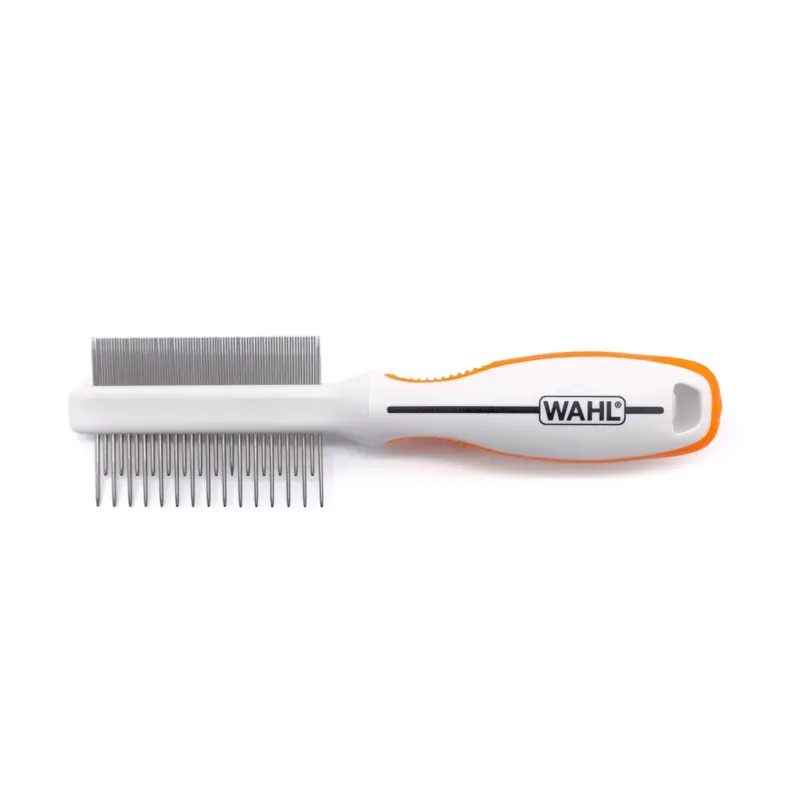 Wahl Orange/White 2 In 1 Finishing And Flea Comb