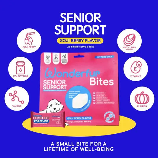 Wonderfur Dog Bites Senior Support Goji Berry 50G