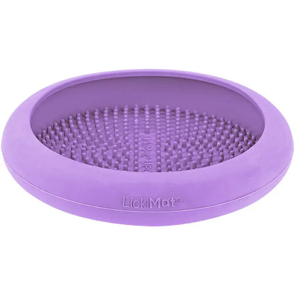 Lickimat UFO Slow Food Anti-Anxiety Licking Dog Bowl - Purple