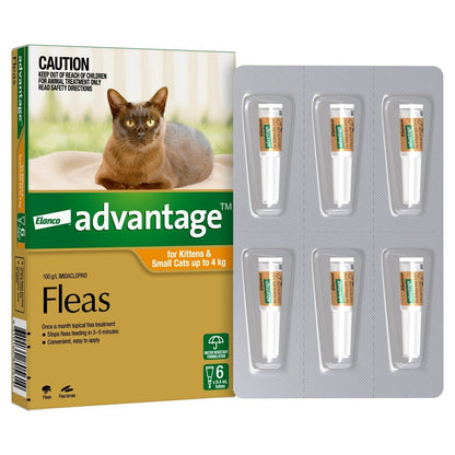 Advantage Cats Under 4kg 6's