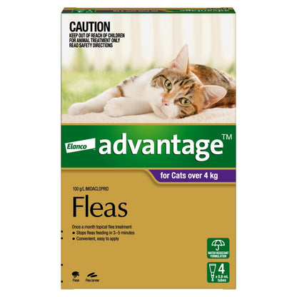 Advantage Cats Over 4kg 4's