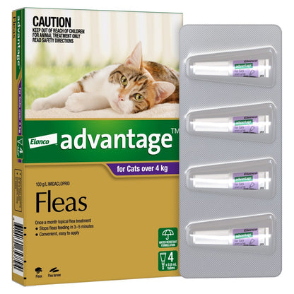 Advantage Cats Over 4kg 4's
