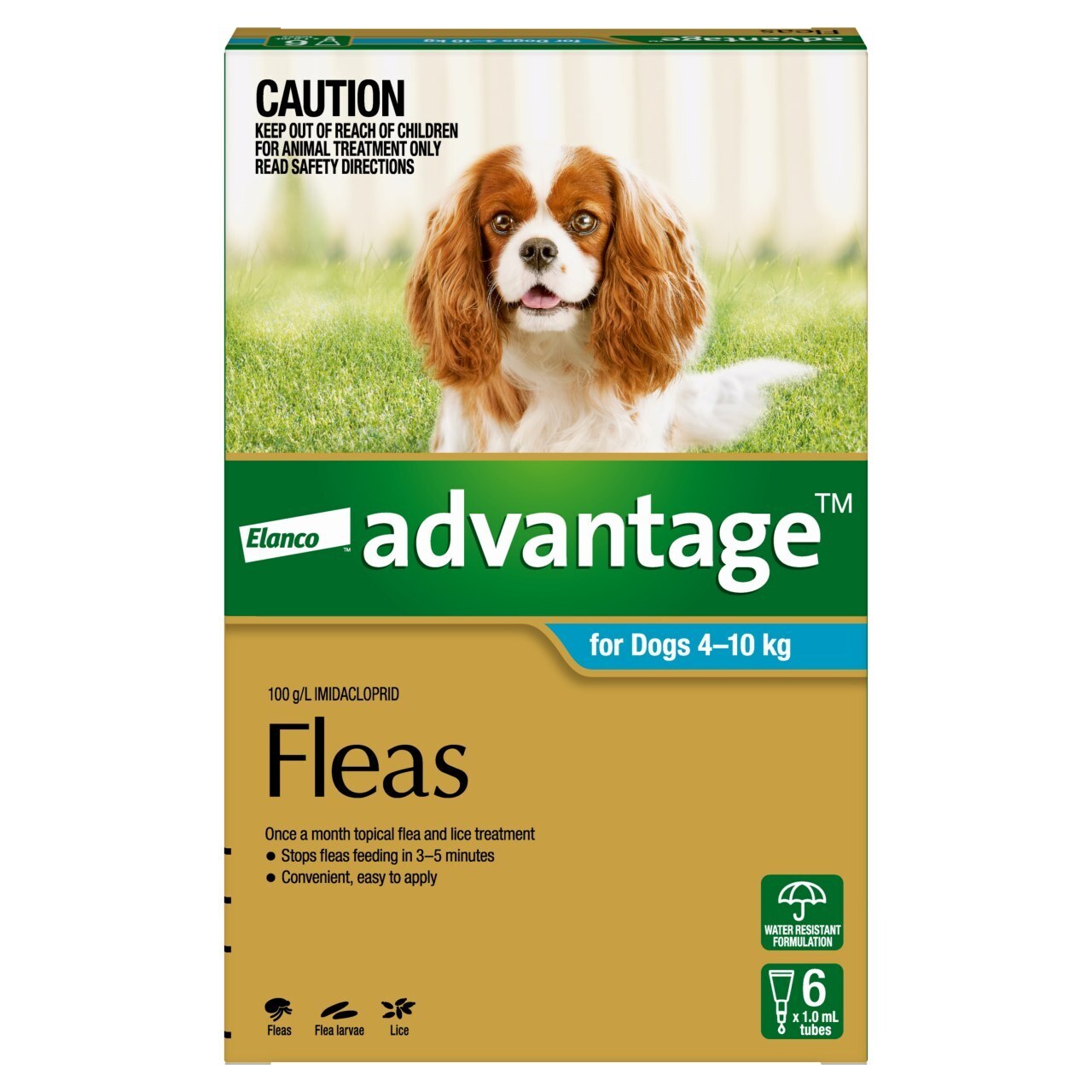 Advantage Dog 4-10kg 6's