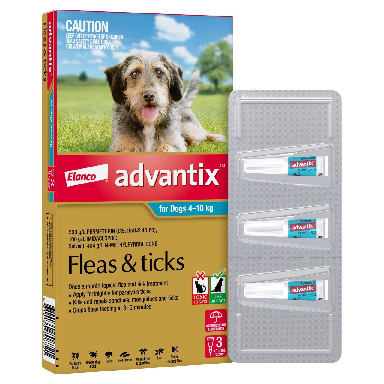 Advantix Dog 4-10kg 3'S