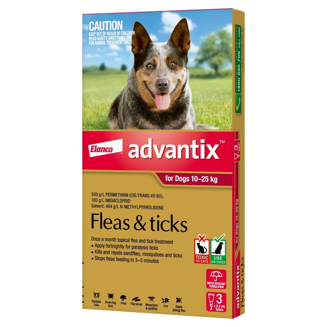 Advantix Dog 10-25kg 3'S