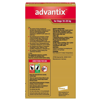 Advantix Dog 10-25kg 3'S